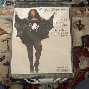 Leg Avenue Jersey Spiderweb Dress – Size 1X/2X – New in Package